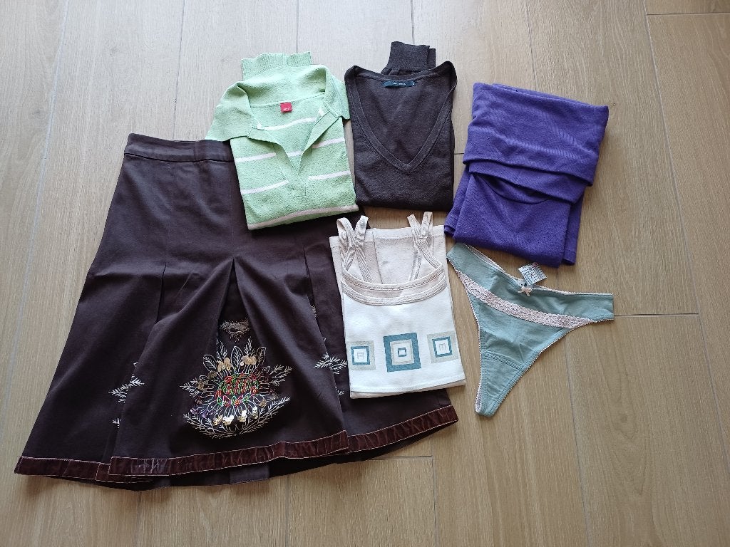 Lot 6 stuks dameskleding maat S, Ophalen of Verzenden, Gedragen, Maat 36 (S), Meerkleurig