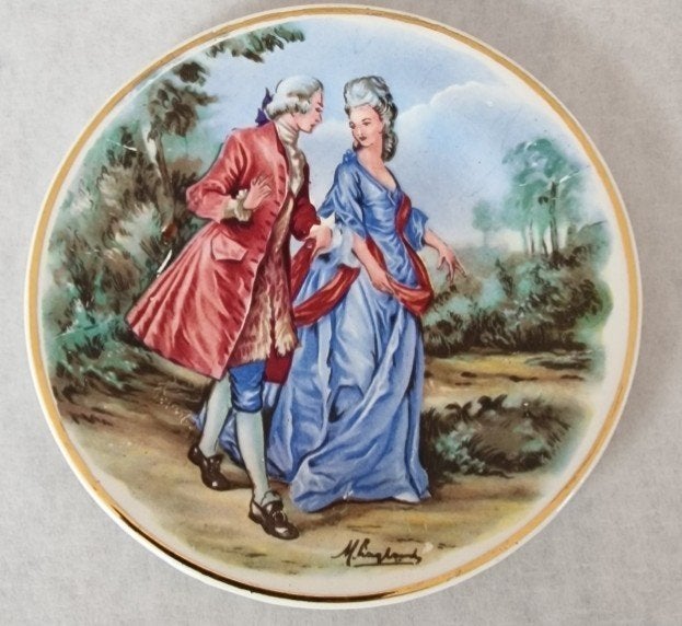 Vintage decoratief bordje, Enlèvement ou Envoi
