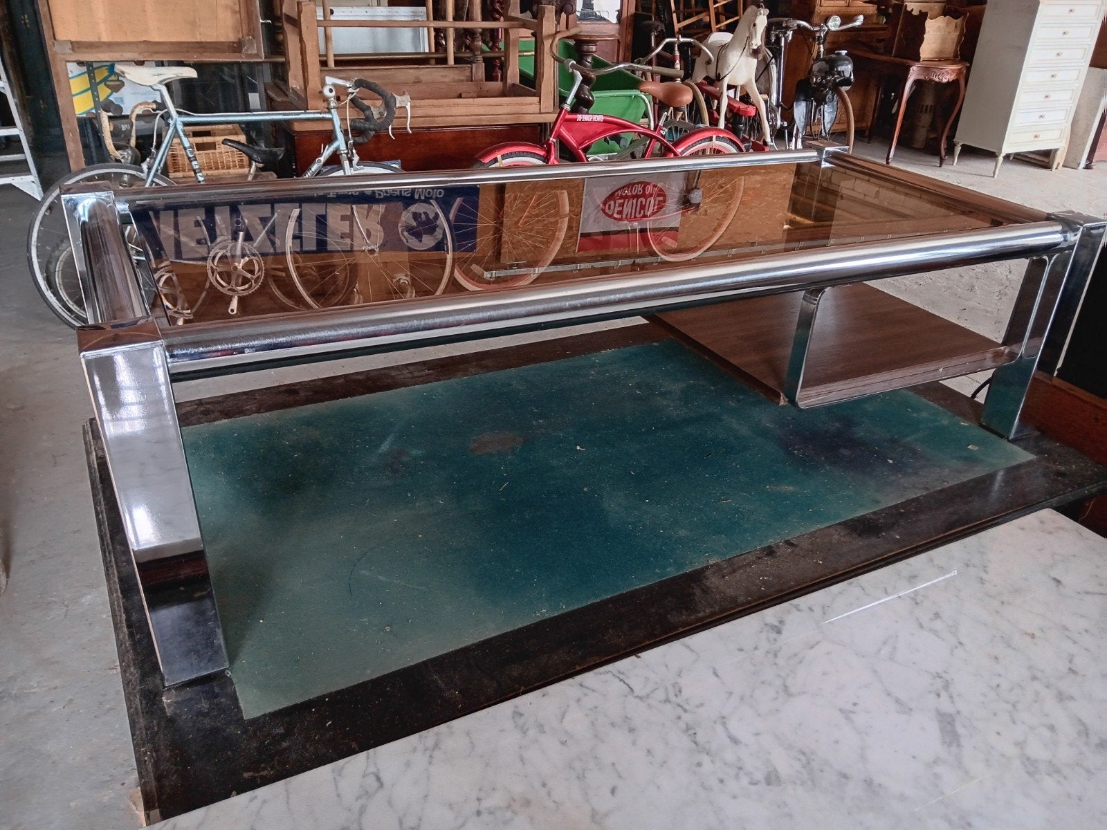 salontafel, Ophalen, Glas