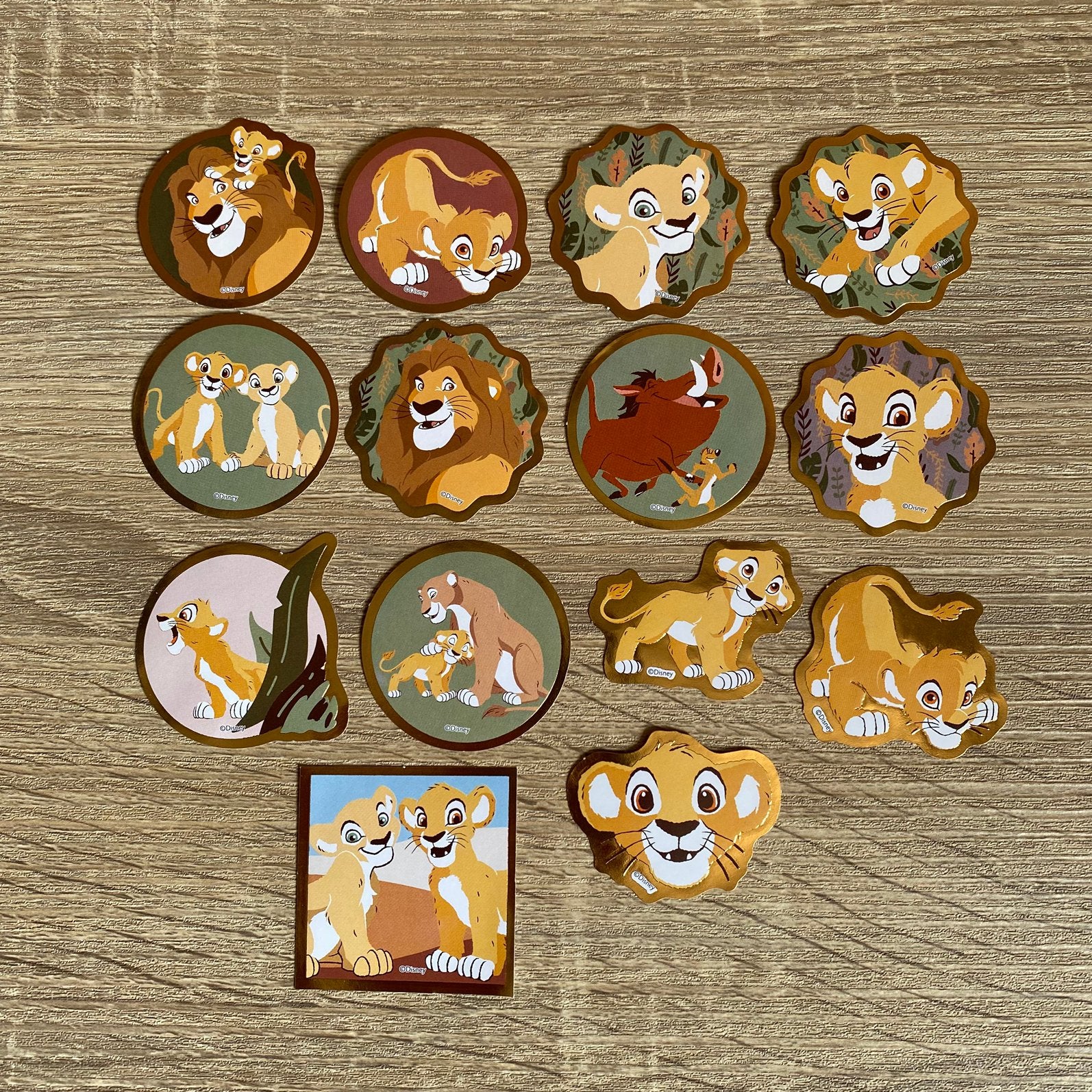 Disney De Leeuwenkoning stickers, Ophalen of Verzenden, Nieuw, Strip of Tekenfilm