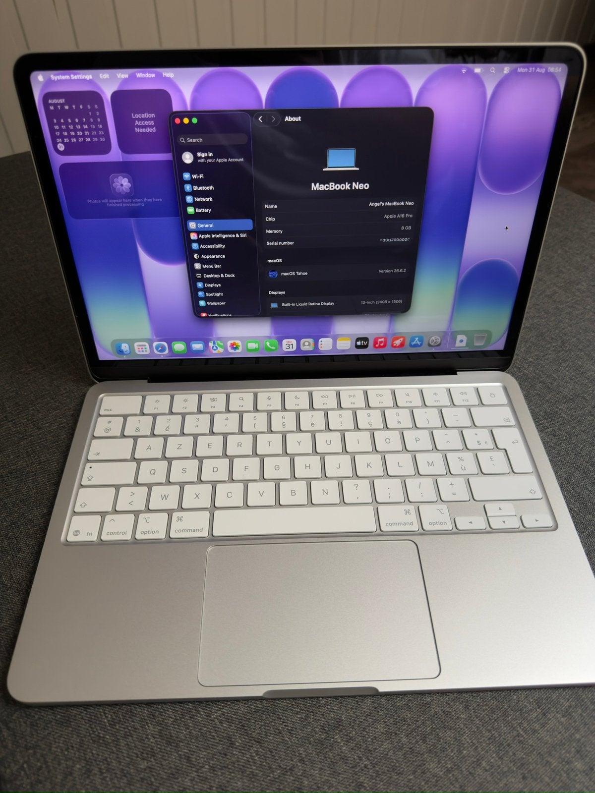 Macbook Neo Neuf, Informatique & Logiciels, Enlèvement, Comme neuf, MacBook