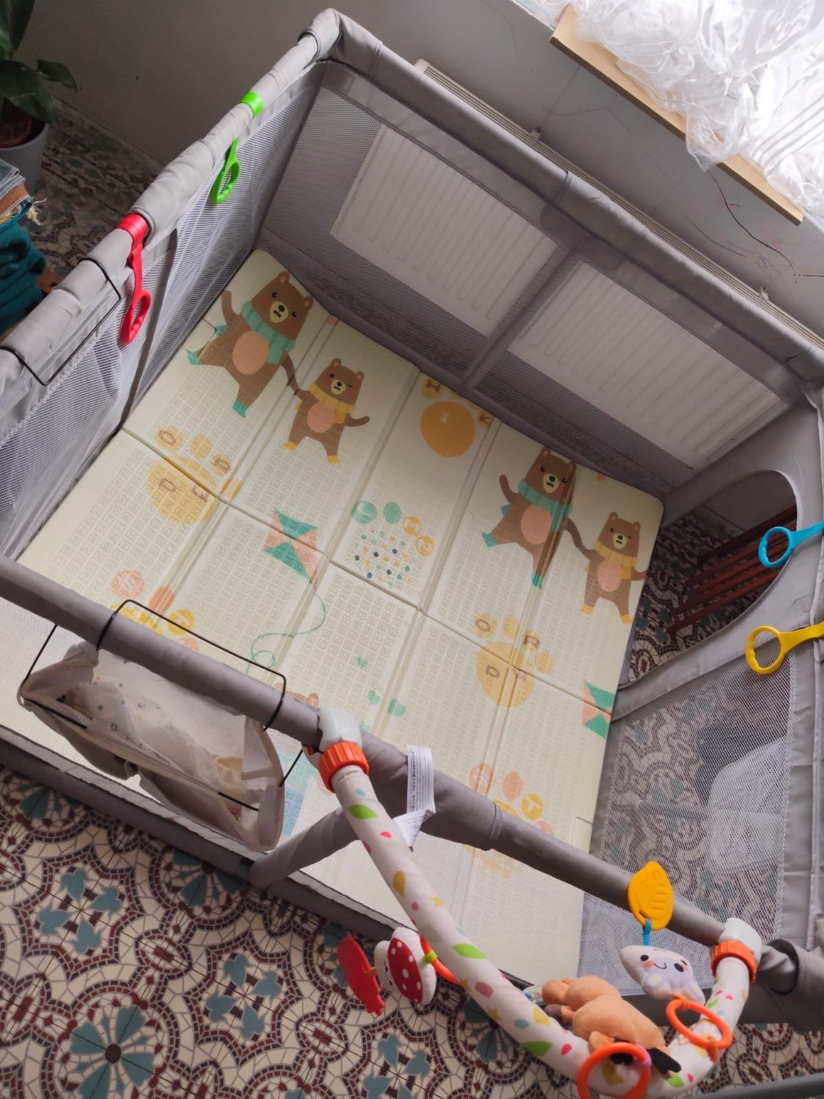 Babybox / Grondbox 127127 cm – zeer nette staat, Ophalen, Zo goed als nieuw