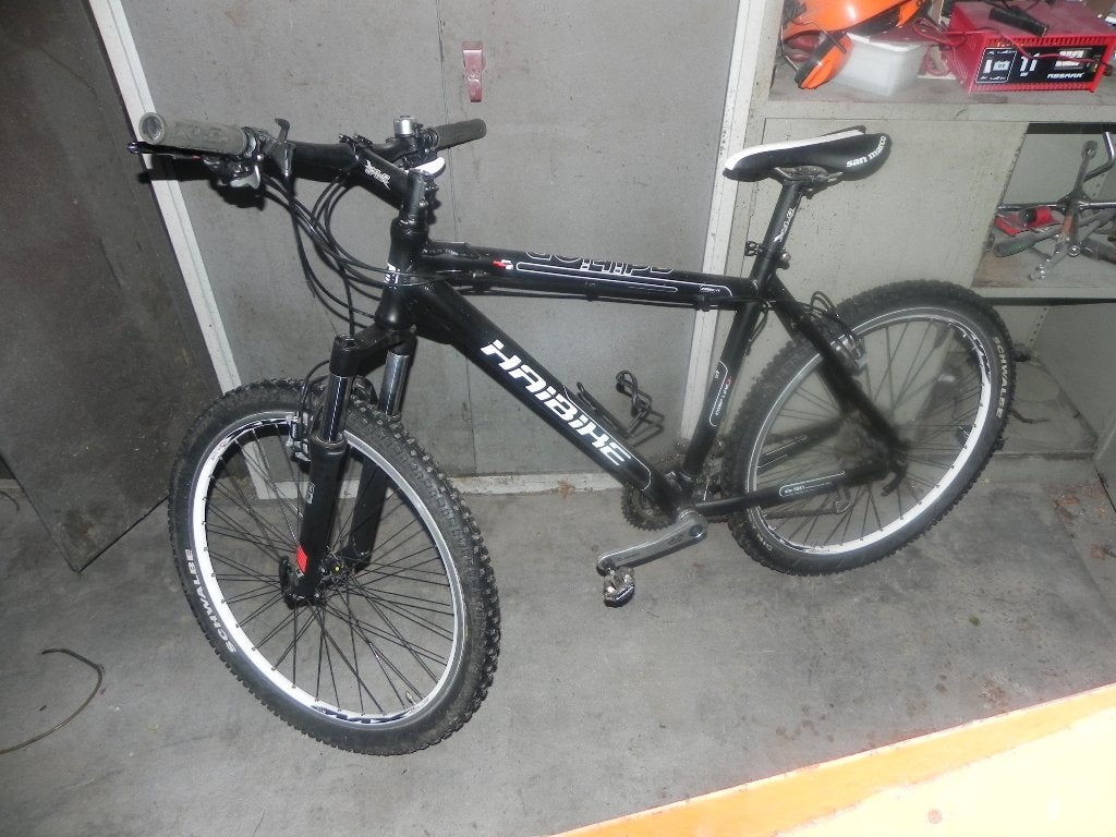mountainbike, Ophalen, Gebruikt