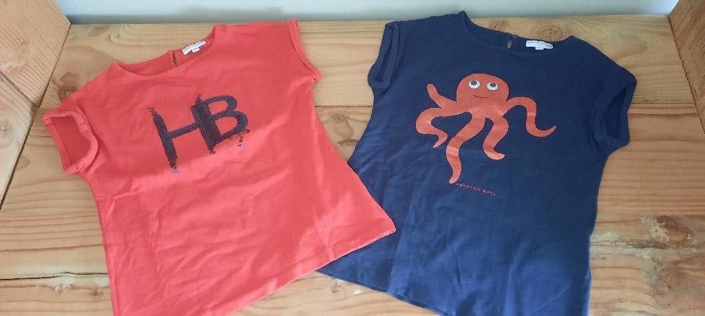 Lot de 2 t-shirts Hampton Bays taille 134, Hampton Bays, Enlèvement ou Envoi, Ensemble, Comme neuf
