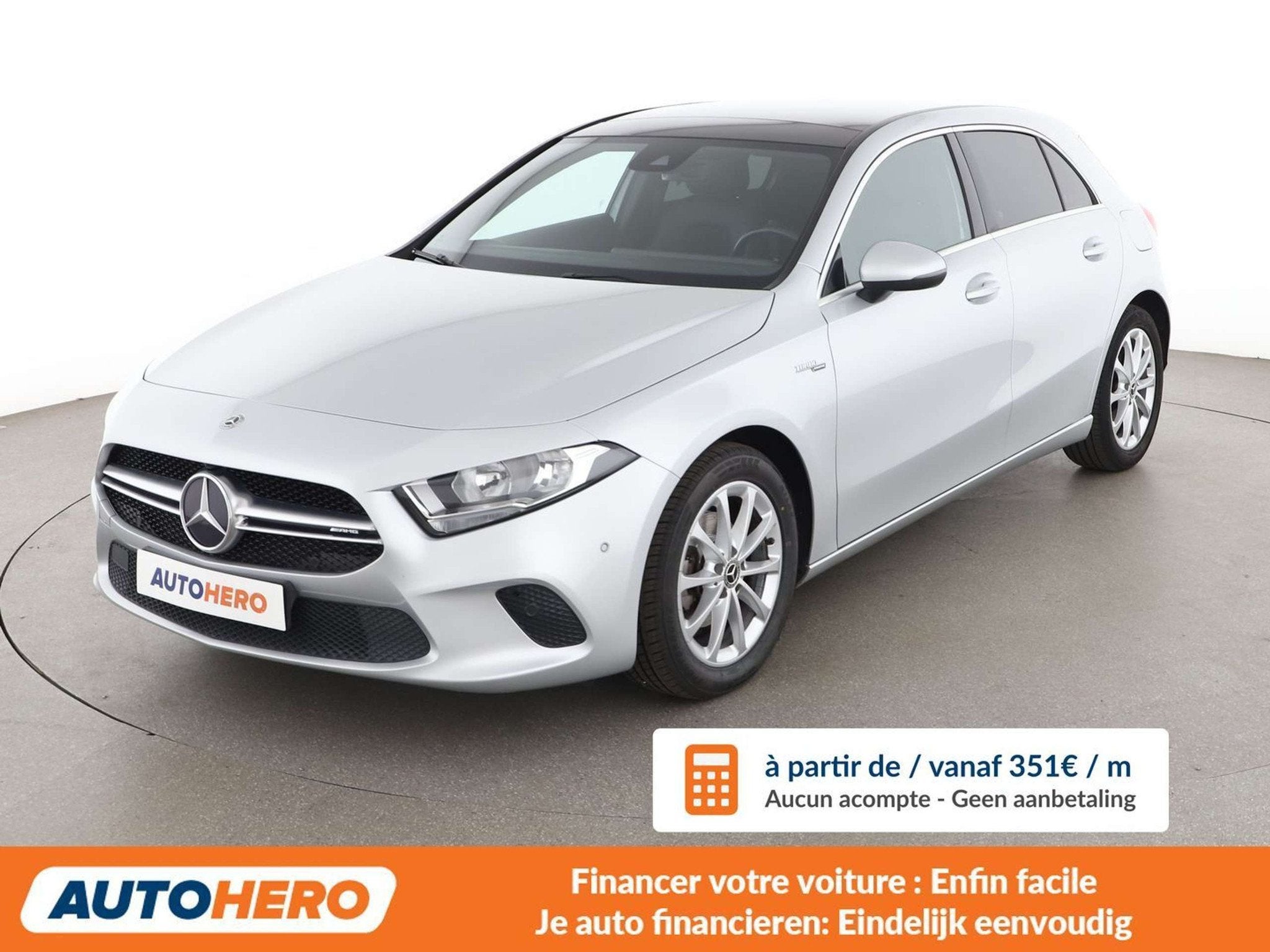 Mercedes-Benz A-Klasse 180 A 180 Progressive (bj 2019), Auto's, Gebruikt, 1350 kg, Lichtsensor, 136 pk