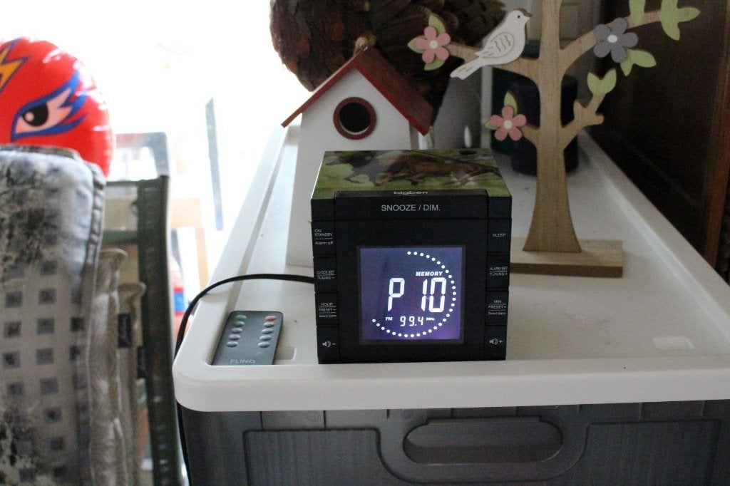 wekker met projectiefunctie - thema paarden, Electroménager, Réveils, Utilisé, Digital, Enlèvement ou Envoi