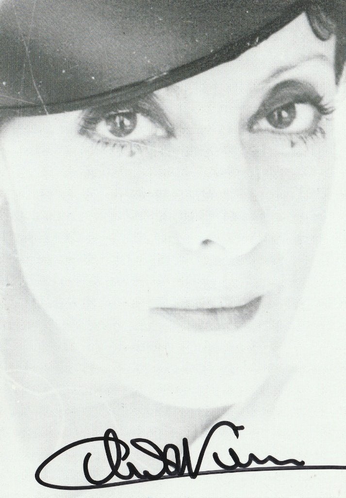 Liliane Saint-Pierre - foto met handtekening - 1996, Enlèvement ou Envoi, Comme neuf, Photo ou Carte, Signé