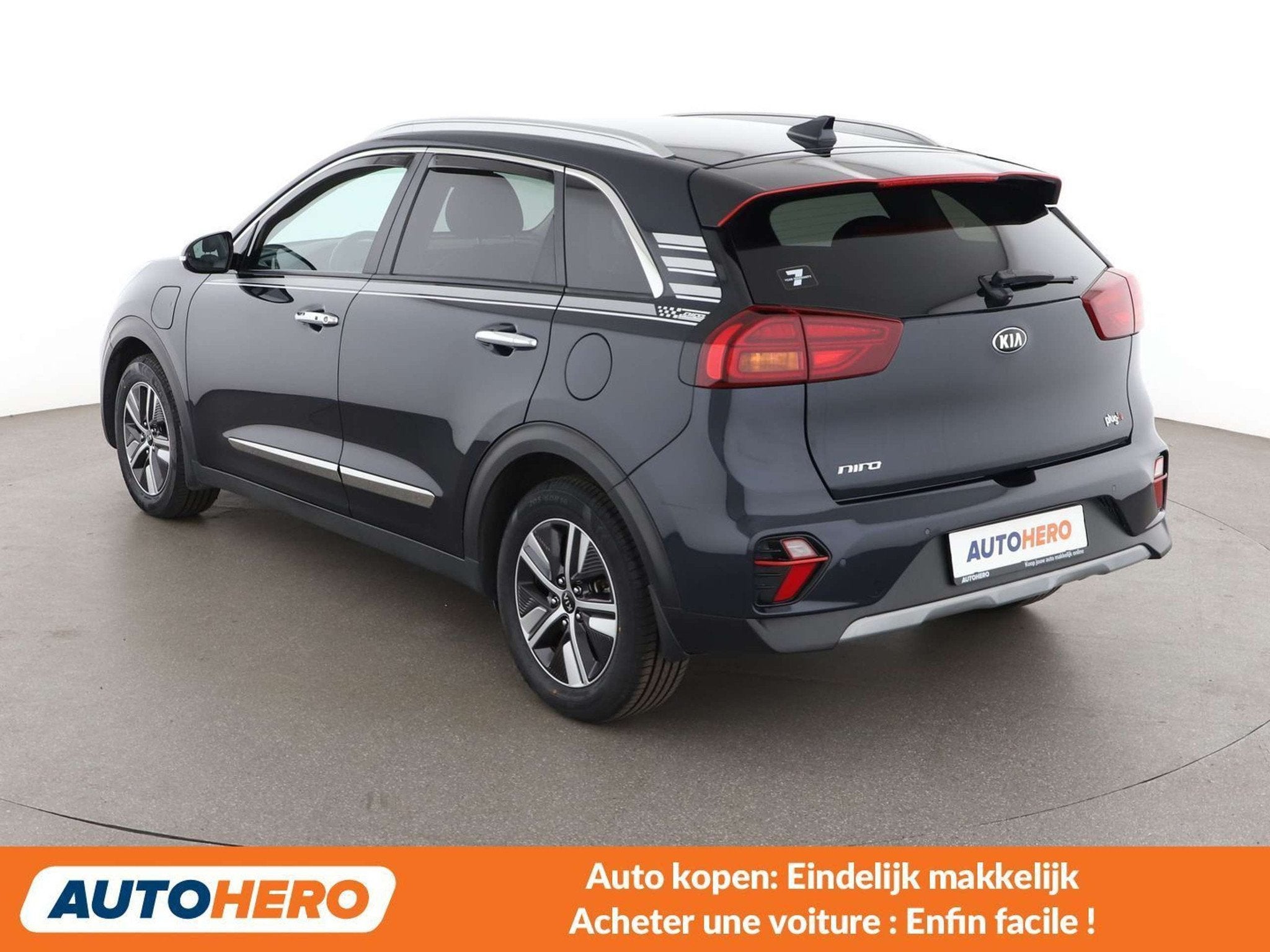 Kia Niro 1.6 Plug-in Hybrid Platin (bj 2020, automaat), Auto's, Gebruikt, 1580 cc, Blauw, Elektrisch