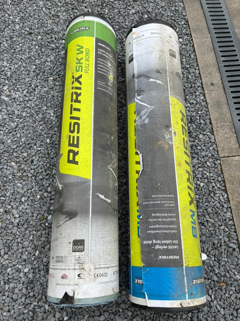 Resitrix roofing, Ophalen, Nieuw