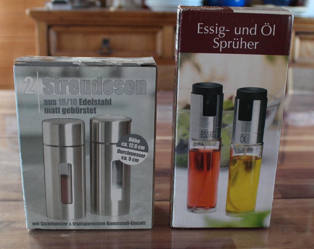 huille et vinaigre sel poivre, Enlèvement, Neuf