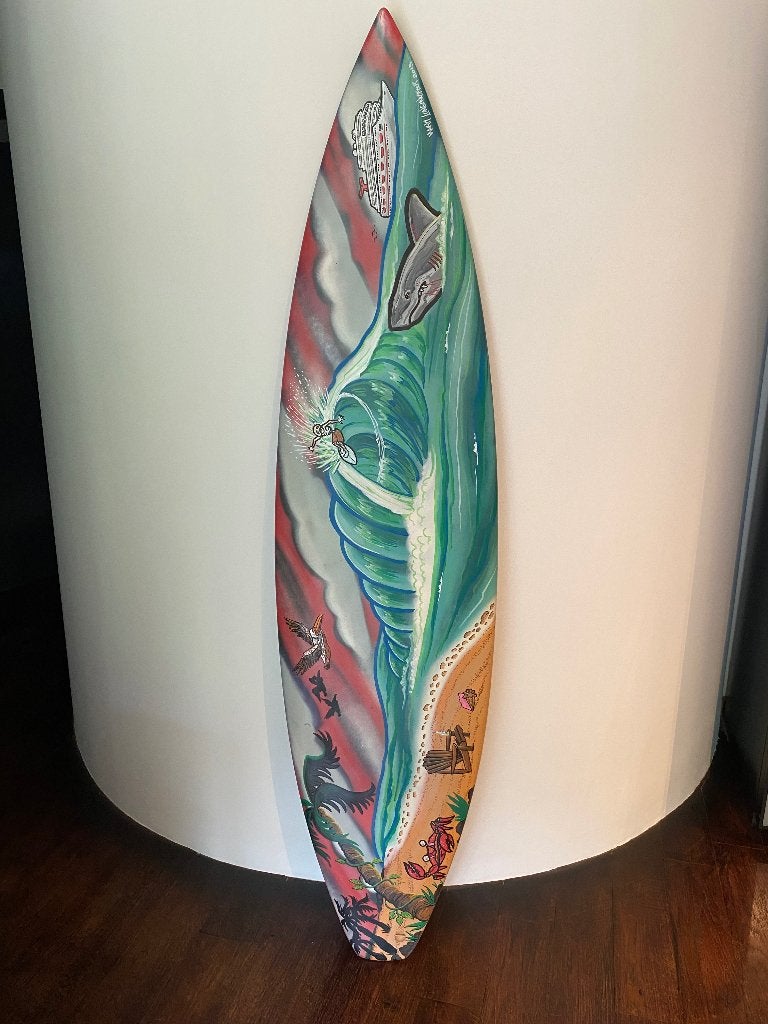 Planche de surf customisée décorative, Enlèvement, Édition limitée, Paysage