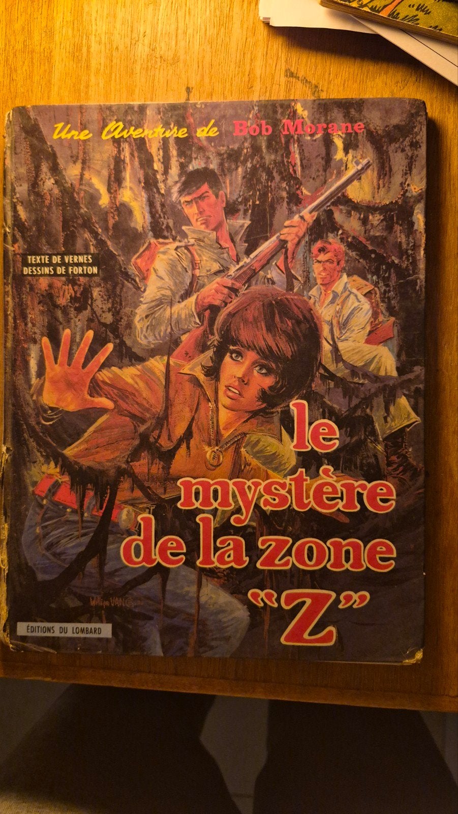 Bob Morane - le mystère de la zone Z - edition 1970, Antiquités & Art, Enlèvement ou Envoi, Vernes- Forton