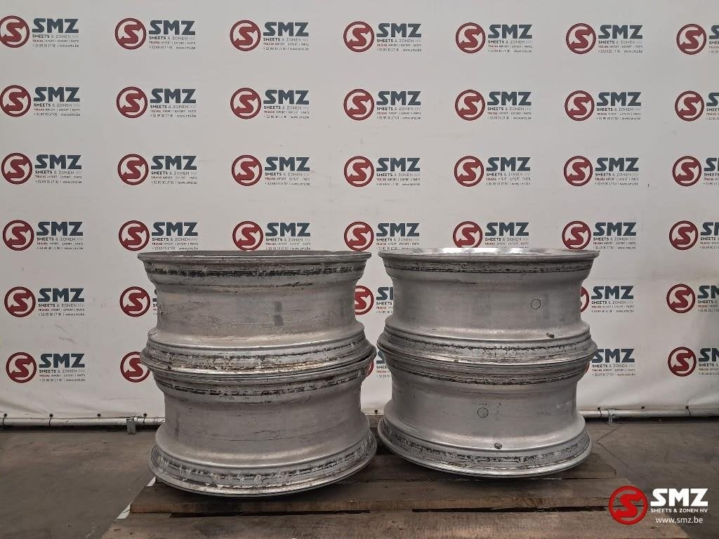 Occ Ensemble de 4 jantes 22.5 x 9.00 Alcoa, Utilisé, Autres marques, Autres pièces automobiles