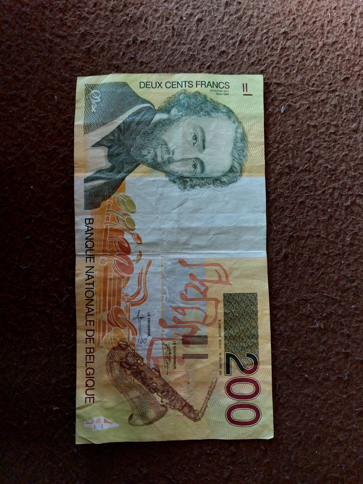 200 Belgische Frank biljet, Ophalen of Verzenden
