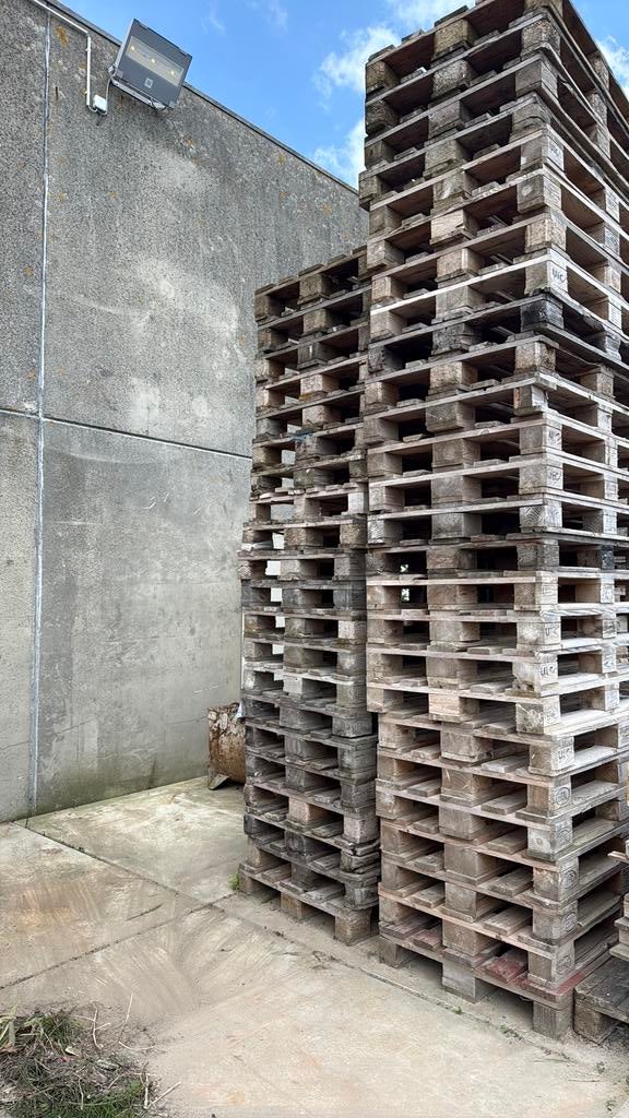 Europallets, Doe-het-zelf en Bouw, Hout en Planken, Ophalen, Gebruikt, Minder dan 25 mm, Minder dan 200 cm