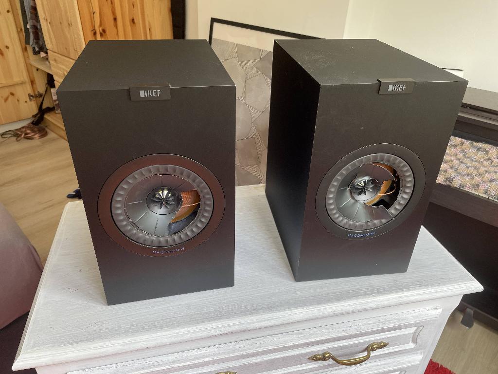 KEF 350 Speakers (kapotte cones), Autres marques, 60 à 120 watts, Enlèvement, Ne fonctionne pas