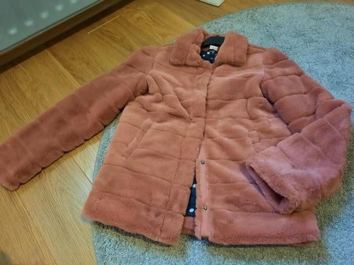 Jasje  zacht oudroze m 158/164 met zakjes, Kinderen en Baby's, Kinderkleding | Maat 158, Meisje, Ophalen of Verzenden, Zo goed als nieuw