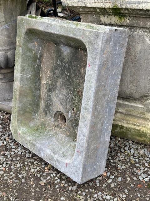 arduinen wasbak gootsteen hardstenen antieke oude arduinen, Ophalen of Verzenden, Blauw