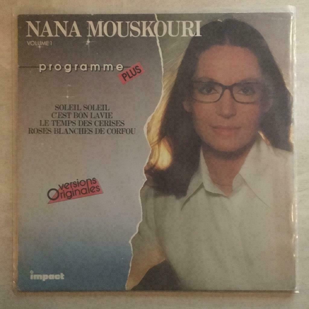LP Nana Mouskouri - Programme Plus Volume 1 (IMPACT 1985)VG+, Ophalen of Verzenden, Gebruikt, 12 inch