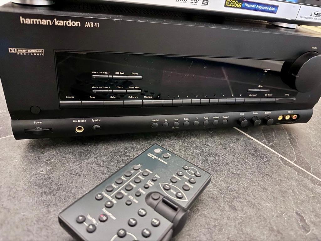 Harman Kardon AVR-41 AV-Receiver, Audio, Tv en Foto, Versterkers en Ontvangers, Gebruikt, 5.1, Minder dan 60 watt, Overige merken