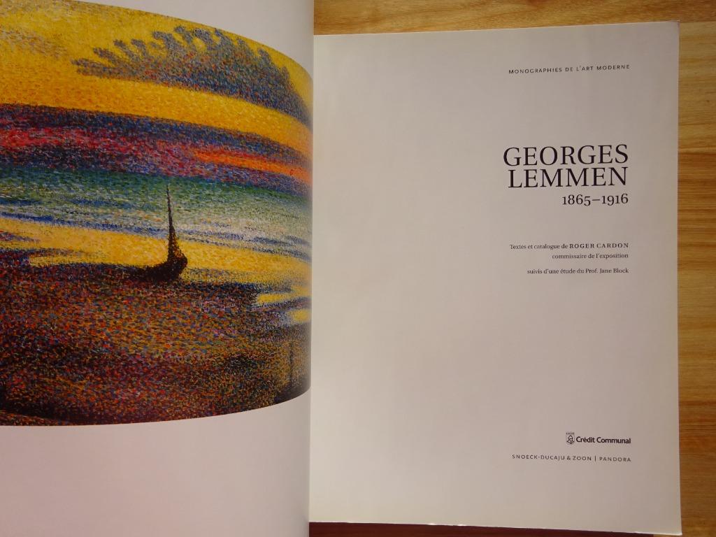 Georges Lemmen, 1865-1916, Crédit Communal, 1997, Ixelles, Enlèvement ou Envoi, Utilisé, Peinture et dessin, Roger Cardon