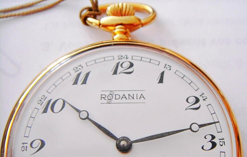 Montre de poche mécanique RODANIA, NEUVE, homme, plaqué or, Enlèvement ou Envoi, Neuf