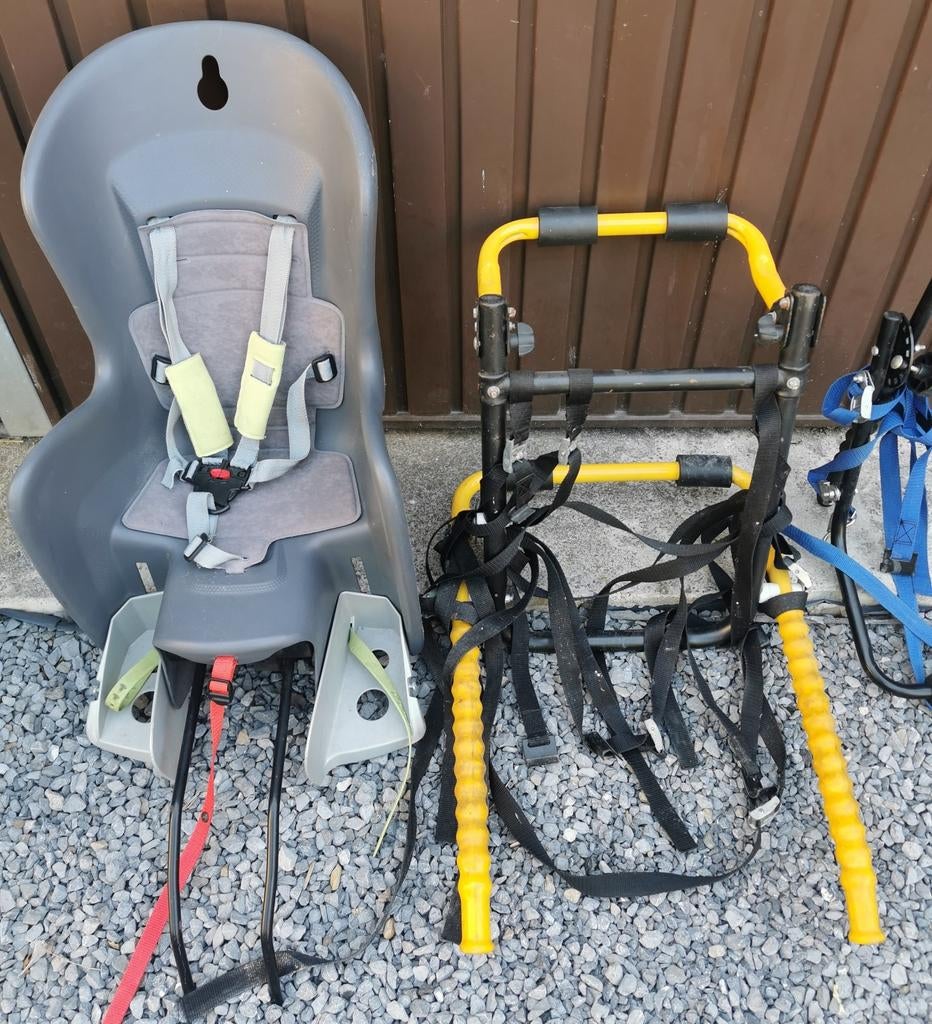 2 Porte vélo et chaise d enfants pour voiture bon état génér, Vélos & Vélomoteurs, Enlèvement ou Envoi