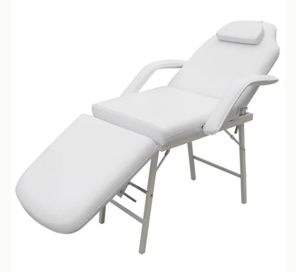vidaXL Behandelingsstoel met uitholling gezicht kunstleer, Ophalen, Zo goed als nieuw, Massagetafel