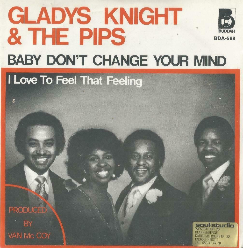 Gladys Knight & The Pips – Baby don’t chance your mind, Single, Utilisé, 7 pouces, R&B et Soul