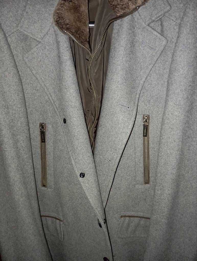 Pierre Cardin * manteau d'hiver chaud gris * taille : 54, Vêtements | Hommes, Enlèvement ou Envoi, Comme neuf