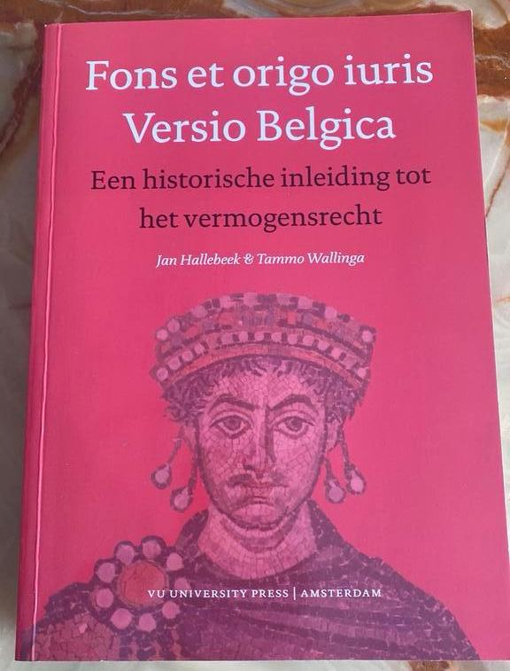 Tammo Wallinga - Fons et origo iuris Versio Belgica, Enlèvement ou Envoi, Tammo Wallinga; Jan Hallebeek