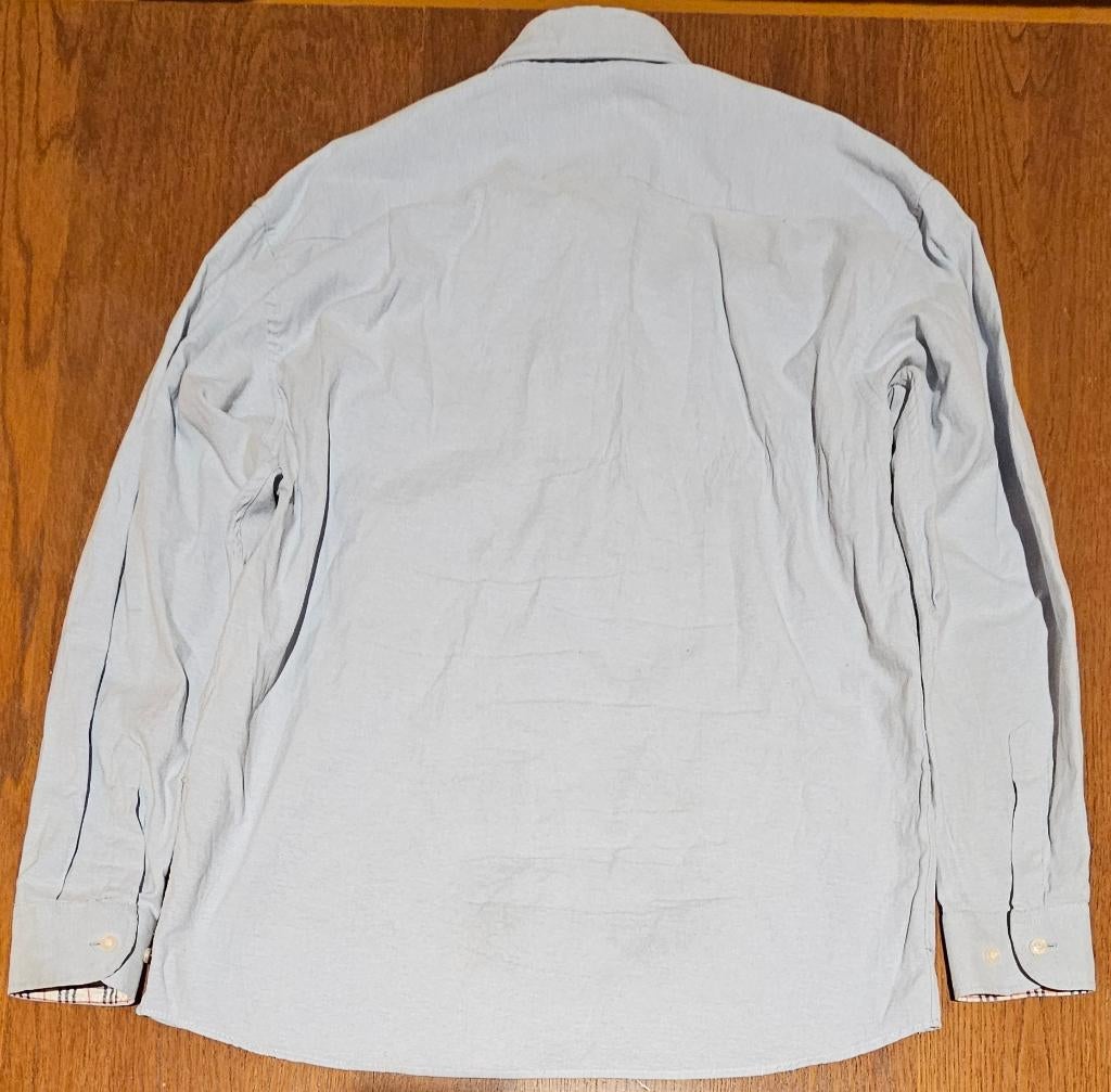 Burberry London overhemd XL licht blauw, Kleding | Heren, Overhemden, Blauw, Ophalen of Verzenden, Zo goed als nieuw, Halswijdte 43/44 (XL)