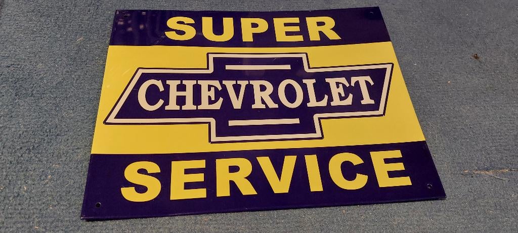 metalen plaat Chevrolet, Enlèvement ou Envoi, Neuf, Voitures