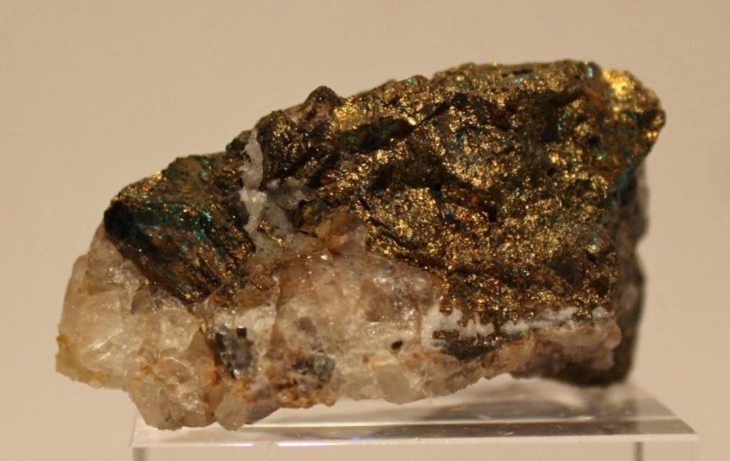 CHALCOPYRITE - BORNITE de Belgique, Collections, Enlèvement ou Envoi, Minéral