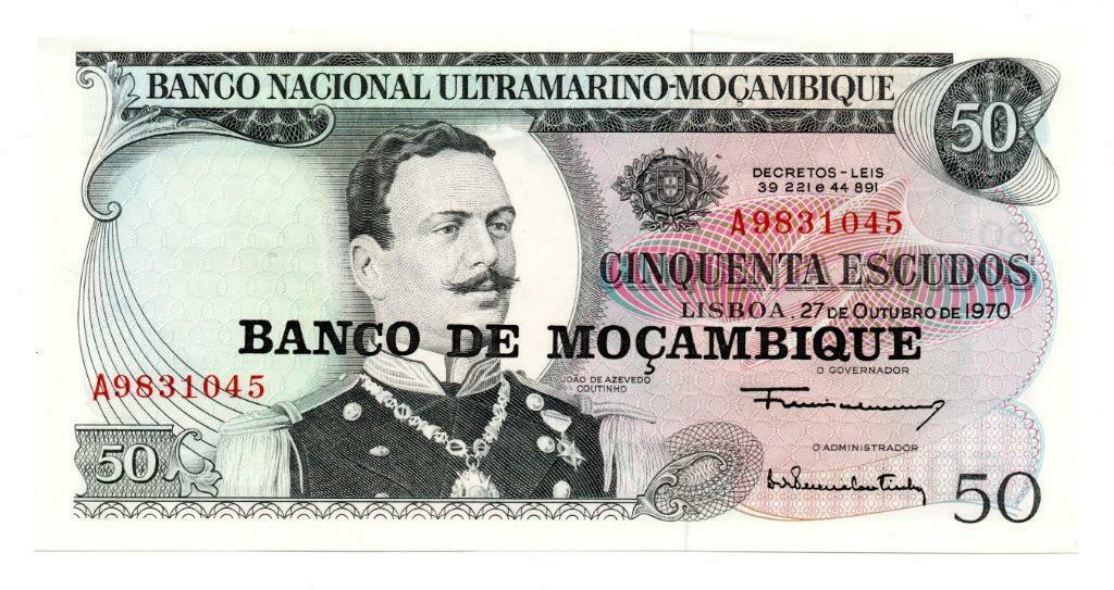 50 ESCUDOS 1970   MOZAMBIQUE   UNC   P 116    € 0,75, Timbres & Monnaies, Billets de banque | Afrique, Enlèvement ou Envoi, Autres pays