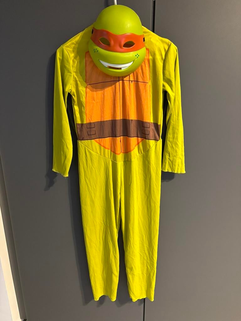 Turtle pak carnaval, Ophalen, Gebruikt, 134 t/m 140, Jongen of Meisje