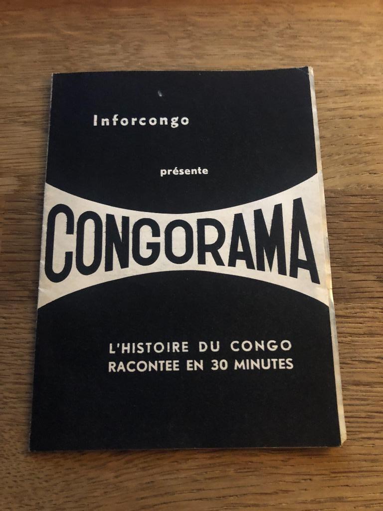 expo 1958 folder CONGORAMA, Verzamelen, Overige Verzamelen, Ophalen of Verzenden, Gebruikt