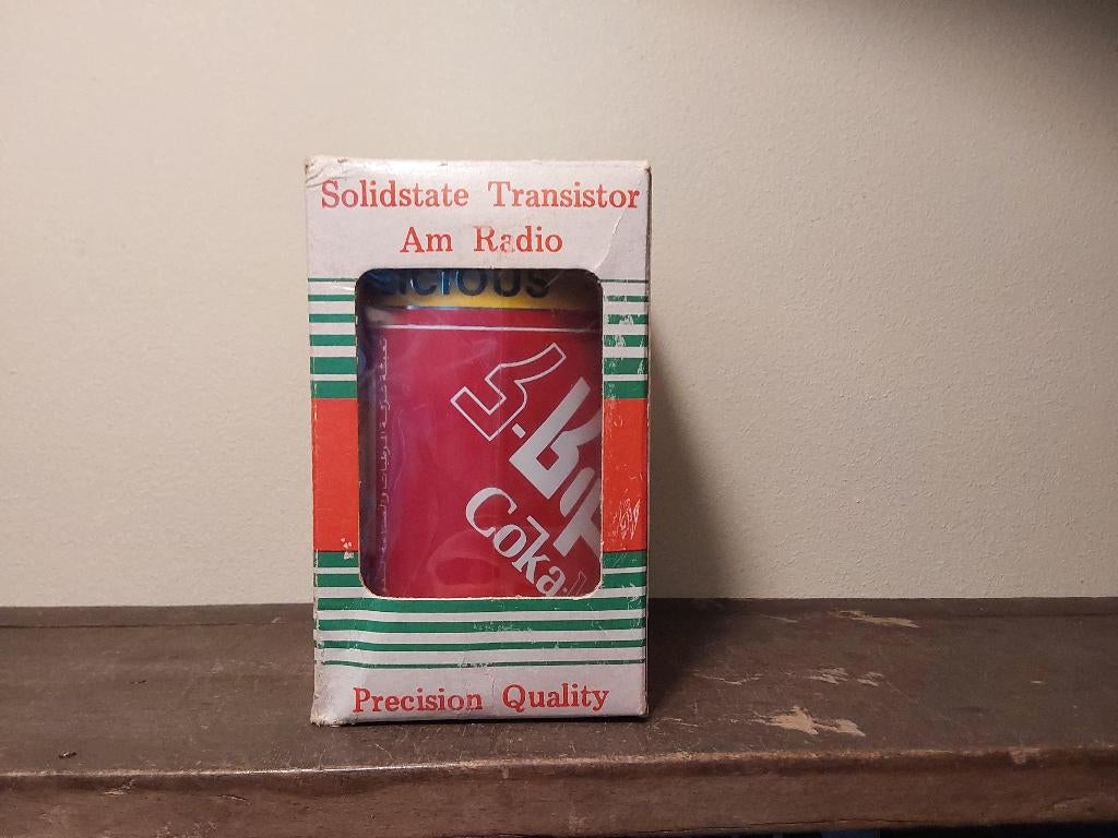 Radio AM Solidstate Transistor Cola Old Stock, Audio, Tv en Foto, Ophalen of Verzenden, Nieuw, Transistorradio