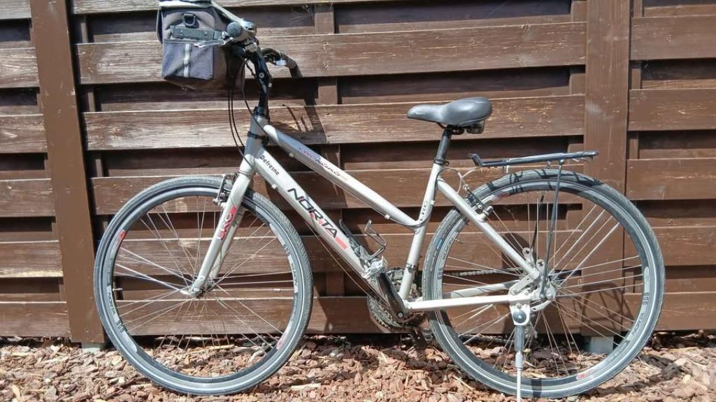 NORTA damesfiets, Fietsen en Brommers, Fietsen | Dames | Sportfietsen en Toerfietsen, 28 inch, Velgrem, 47 tot 50 cm, Zo goed als nieuw
