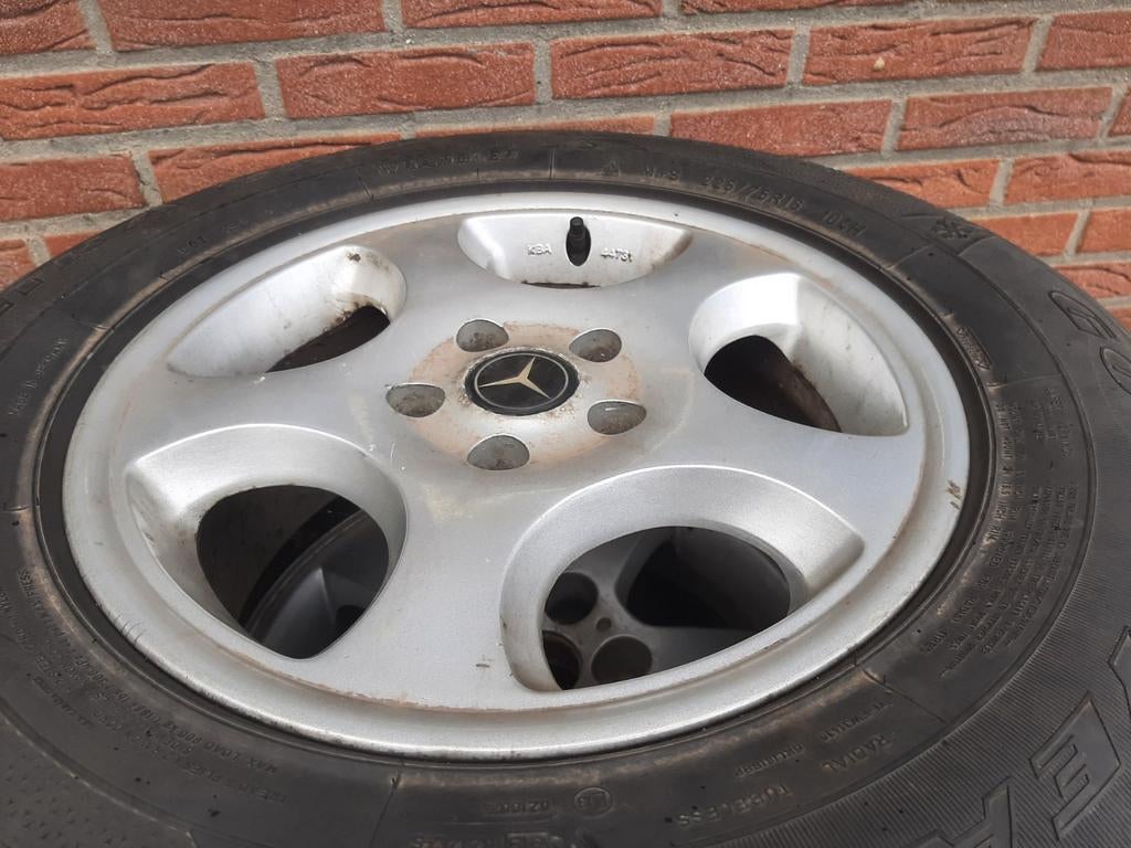 Set Mercedes Benz lichtmetalen velgen, Ophalen, Gebruikt, Mercedes-Benz