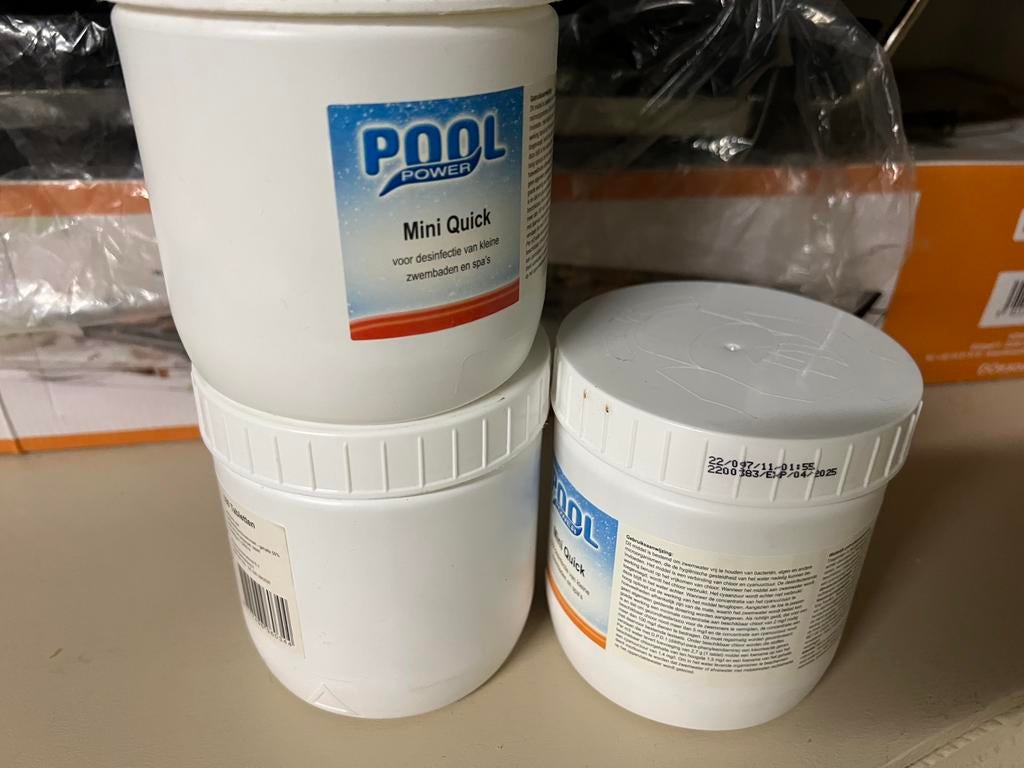 3 mini tabletjes potten spa zwembad chloor, Ophalen, Nieuw