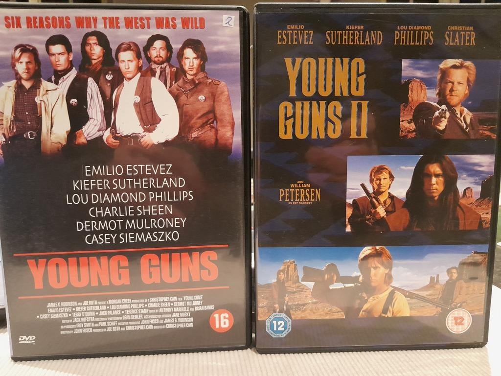 Young guns 1 en 2 + cd "Blaze of glory", Ophalen of Verzenden, Zo goed als nieuw