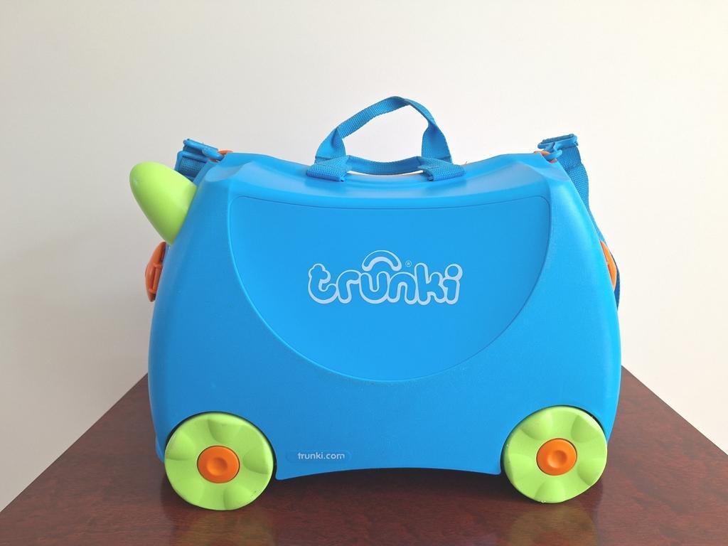 Étui de voyage Trunki Ride-on 'Trixie' pour enfants, Enlèvement ou Envoi, Utilisé, Roulettes