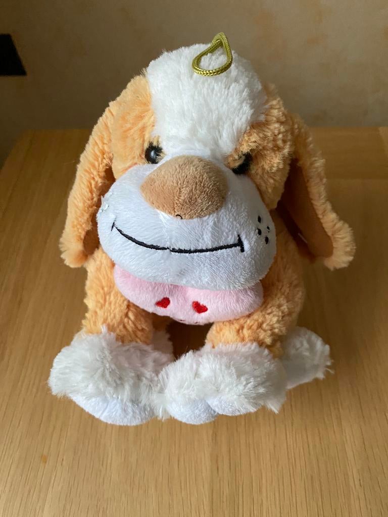 NIEUW !!! Zacht hondje met hartje “ Love “ .  ( 20 cm )  🍄, Enlèvement ou Envoi, Neuf, Chien