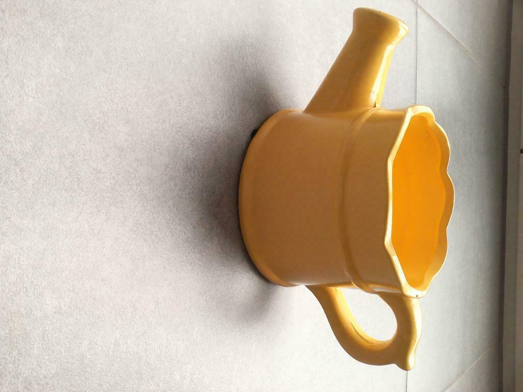 Arrosoir jaune déco, Jardin & Terrasse, Neuf, Enlèvement ou Envoi, Moins de 25 cm, Rond
