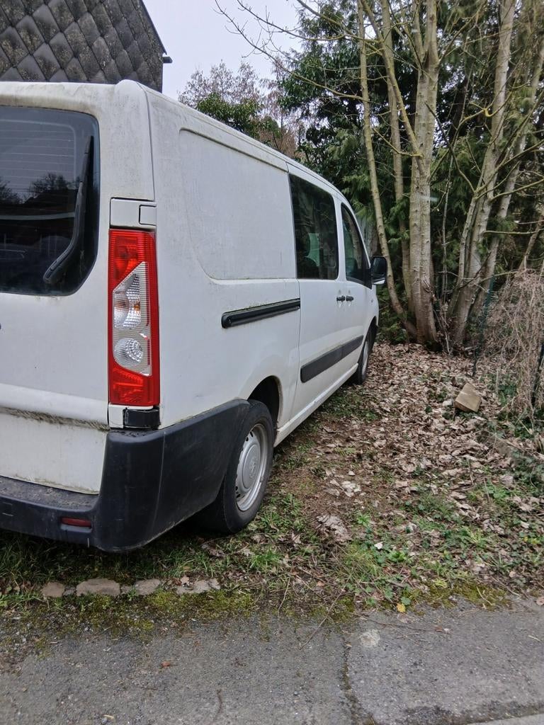 Citroen jumpy avec ct feuille rose, Auto's, Bestelwagens en Lichte vracht, 4 deurs, Citroën, Wit, Euro 4