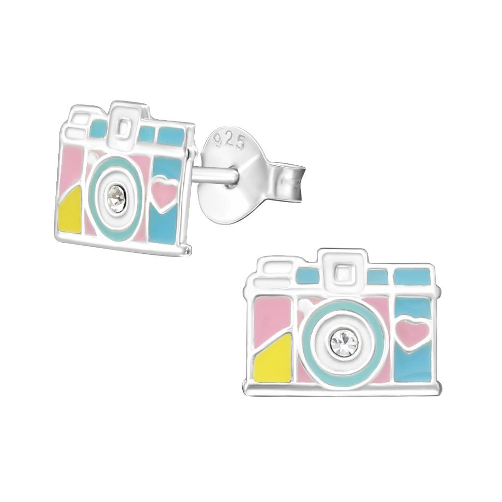 Boucles d'oreilles pour filles en argent sterling 925 Selfie, Enlèvement ou Envoi, Neuf, Boucles d'oreilles