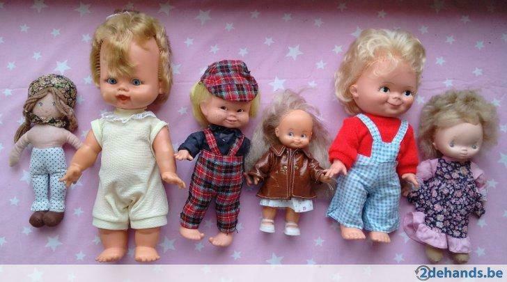 poppen 70s, Verzamelen, Poppen, Ophalen of Verzenden, Gebruikt