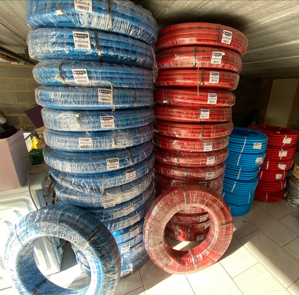 Alpex isolé ou gainé HENCO qualité professionnelle belge, Doe-het-zelf en Bouw, Nieuw