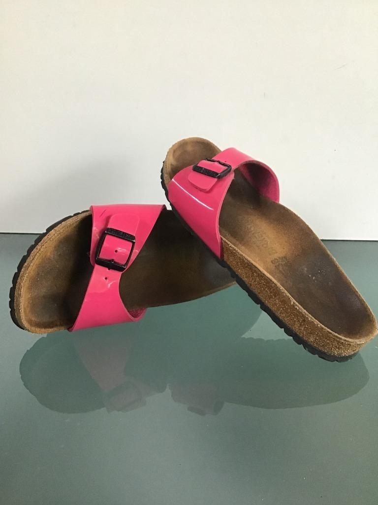 Gratis Verzenden | Birkenstock Madrid roze slippers 38, Slippers, Verzenden, Zo goed als nieuw, Roze